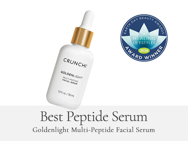 2026 Healing Lifestyles Earth Day Beauty Award WINNER: Goldenlight® Multi-Peptide Facial Serum