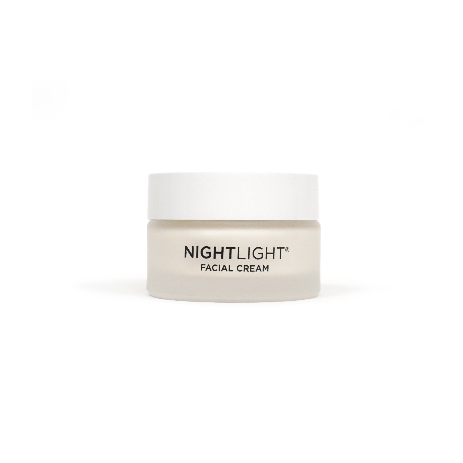 nightlight facial cream, on white jar