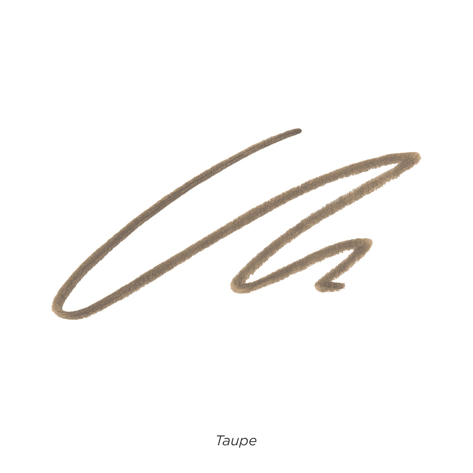 Taupe color swatch on a white background