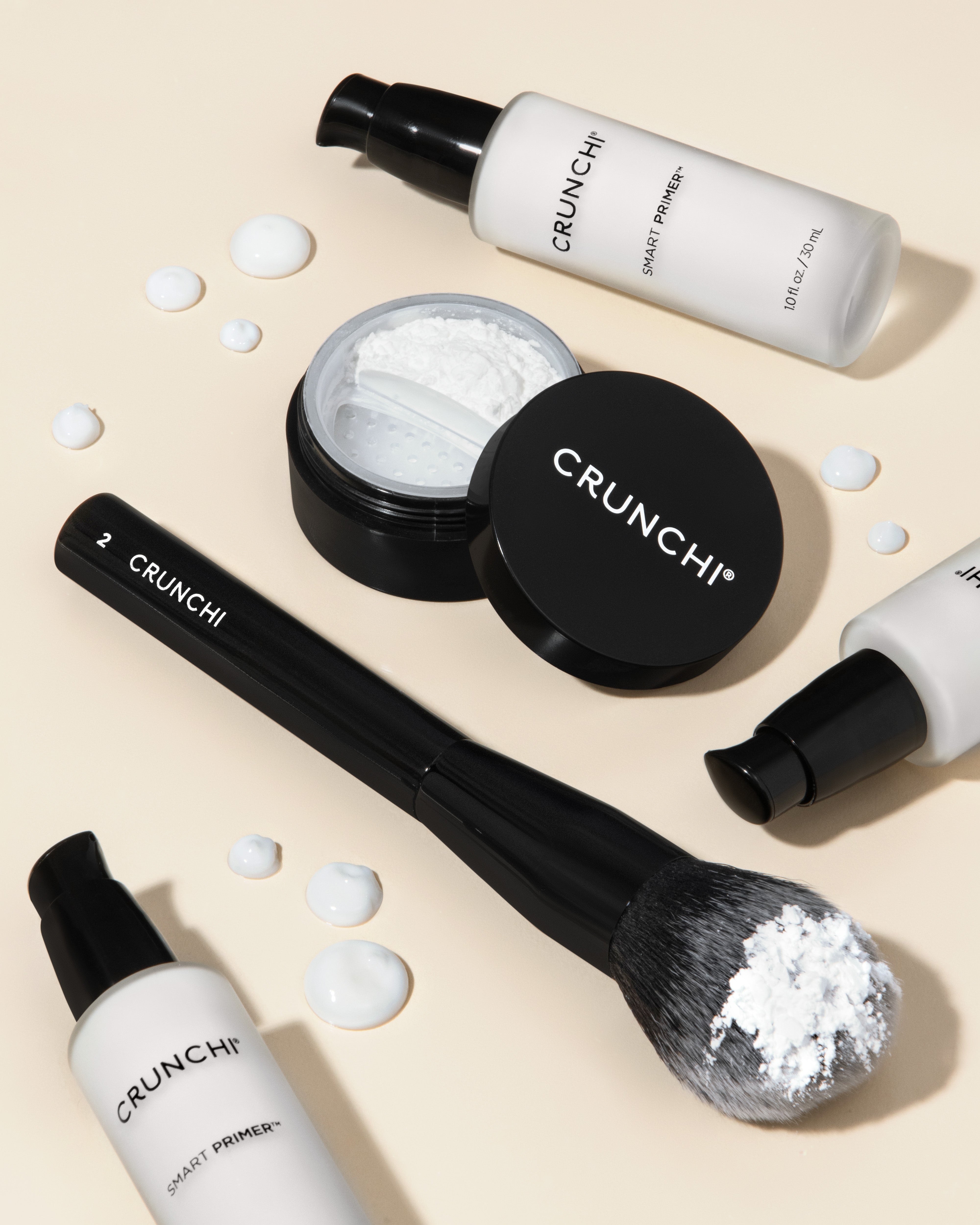 Crunchi Brand offers Flat top& Powder Brush combo